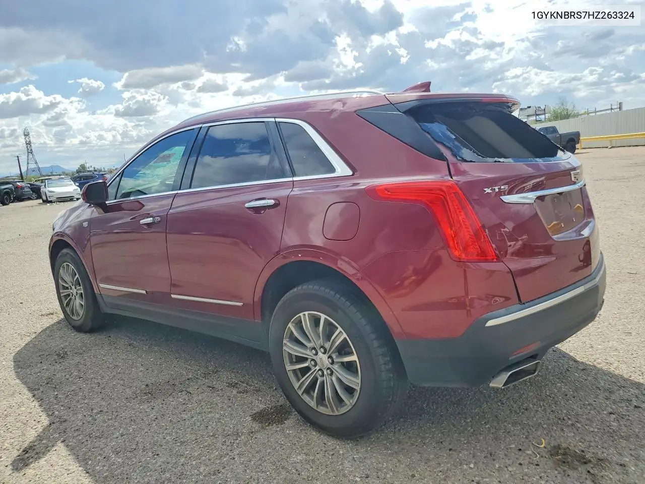 2017 Cadillac Xt5 Luxury VIN: 1GYKNBRS7HZ263324 Lot: 62073976