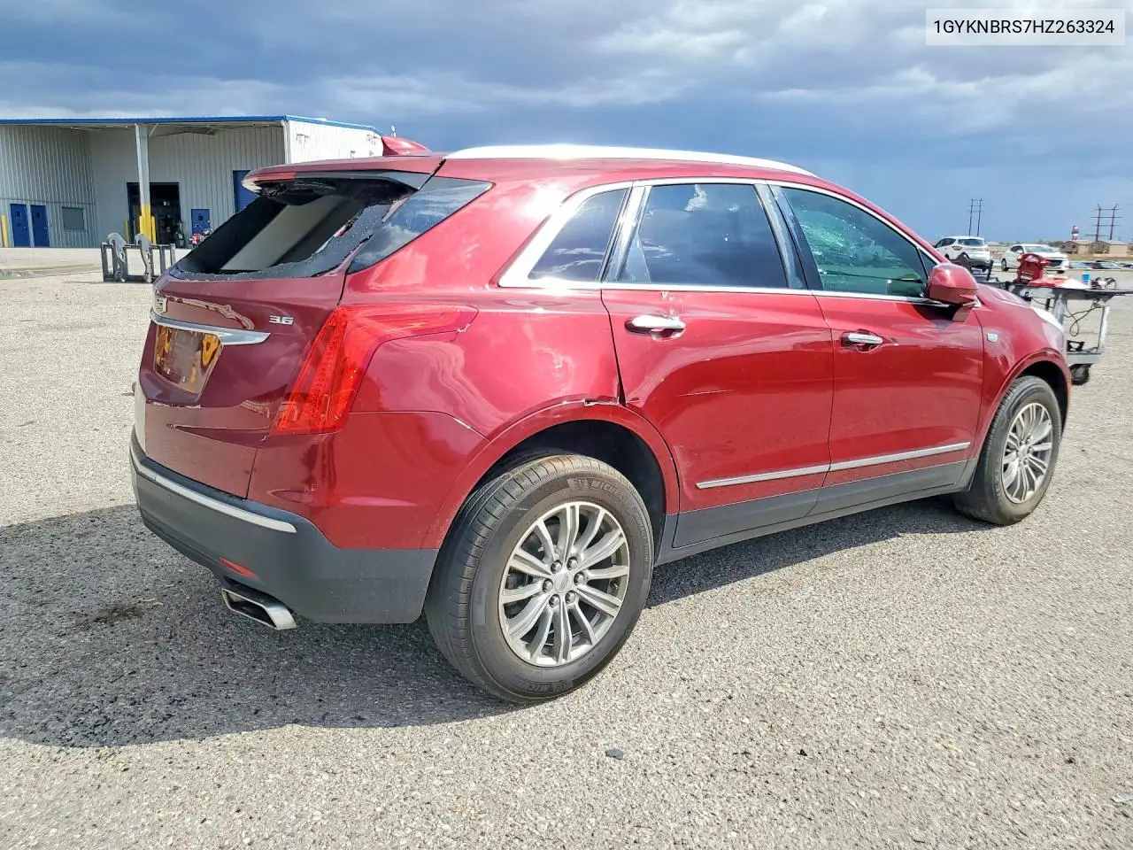 2017 Cadillac Xt5 Luxury VIN: 1GYKNBRS7HZ263324 Lot: 62073976