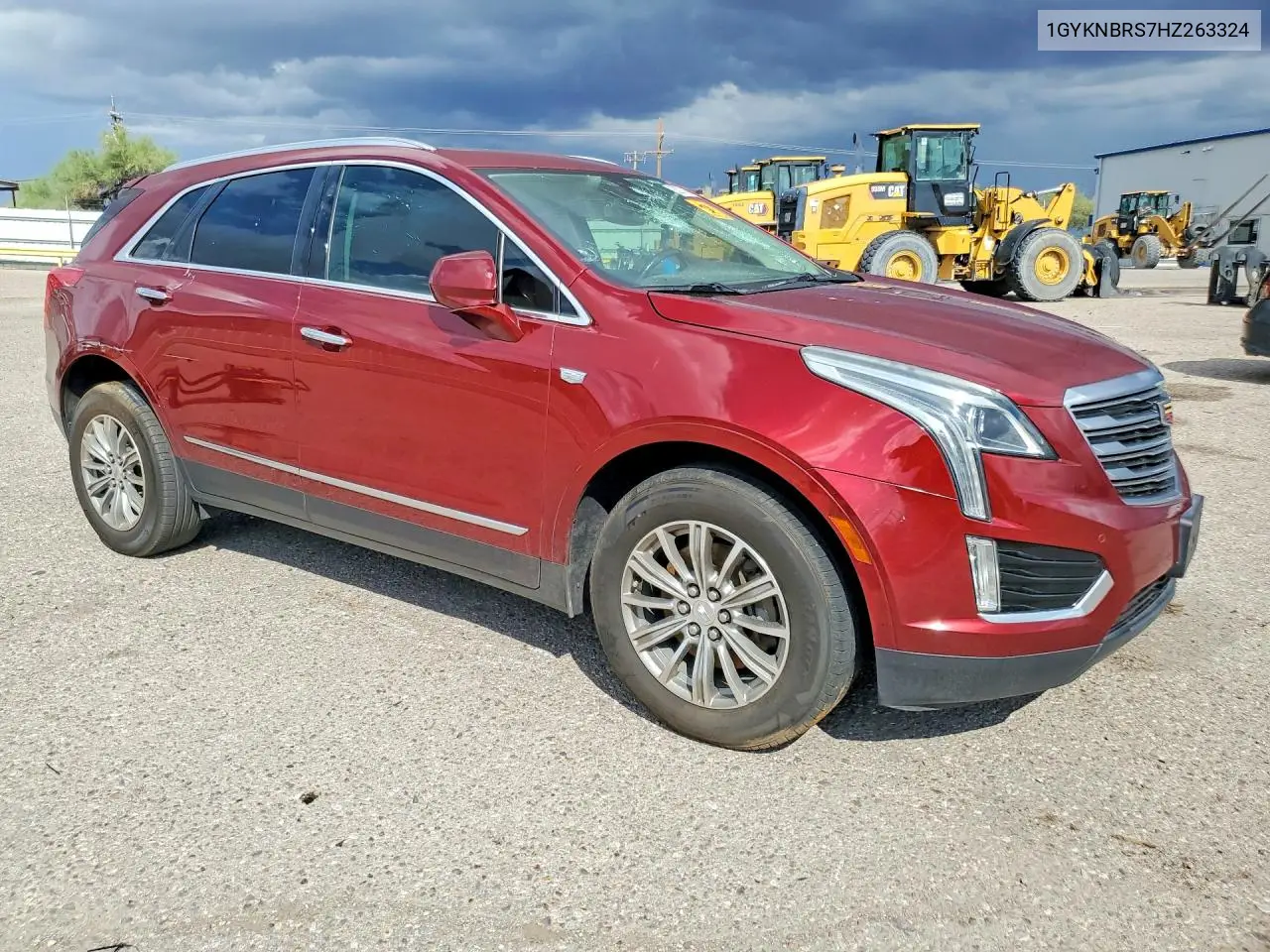 2017 Cadillac Xt5 Luxury VIN: 1GYKNBRS7HZ263324 Lot: 62073976
