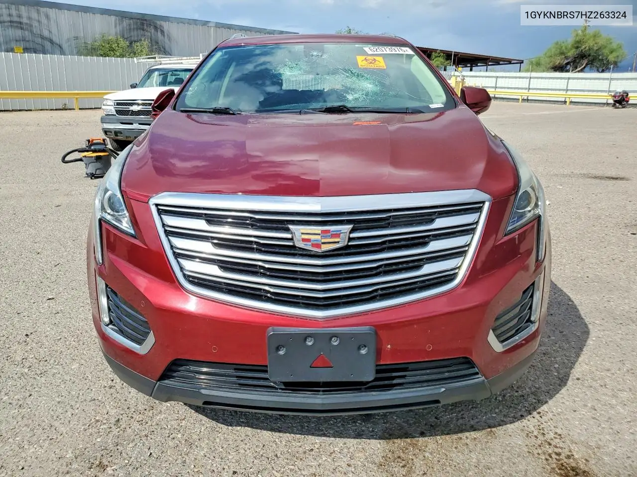 2017 Cadillac Xt5 Luxury VIN: 1GYKNBRS7HZ263324 Lot: 62073976