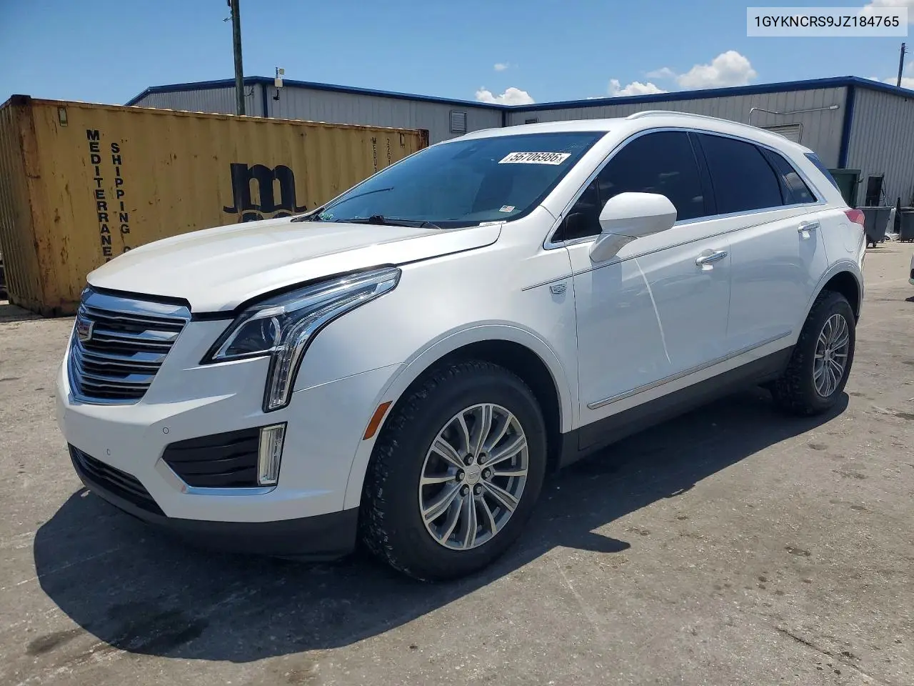 2018 Cadillac Xt5 Luxury VIN: 1GYKNCRS9JZ184765 Lot: 56706986