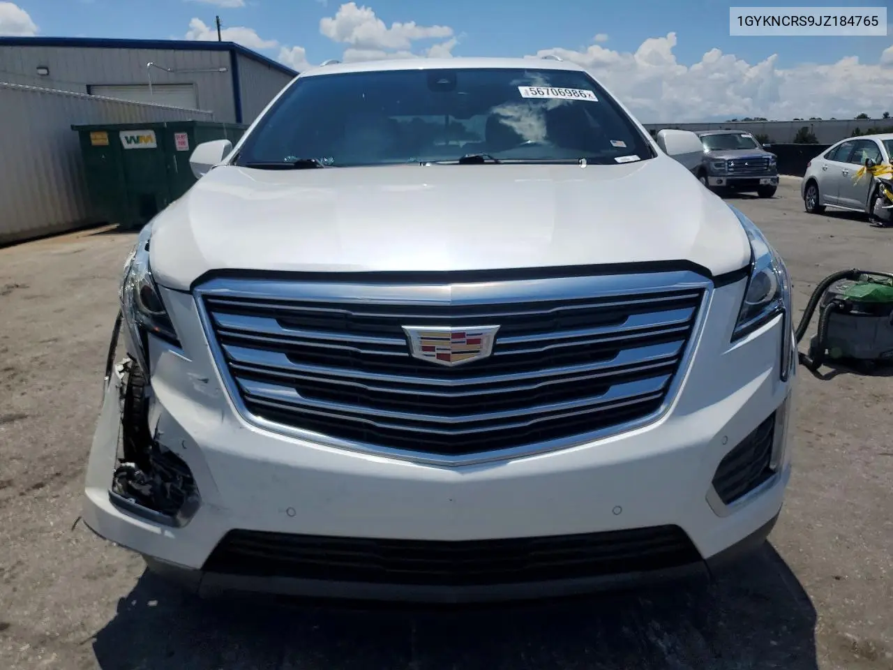 2018 Cadillac Xt5 Luxury VIN: 1GYKNCRS9JZ184765 Lot: 56706986