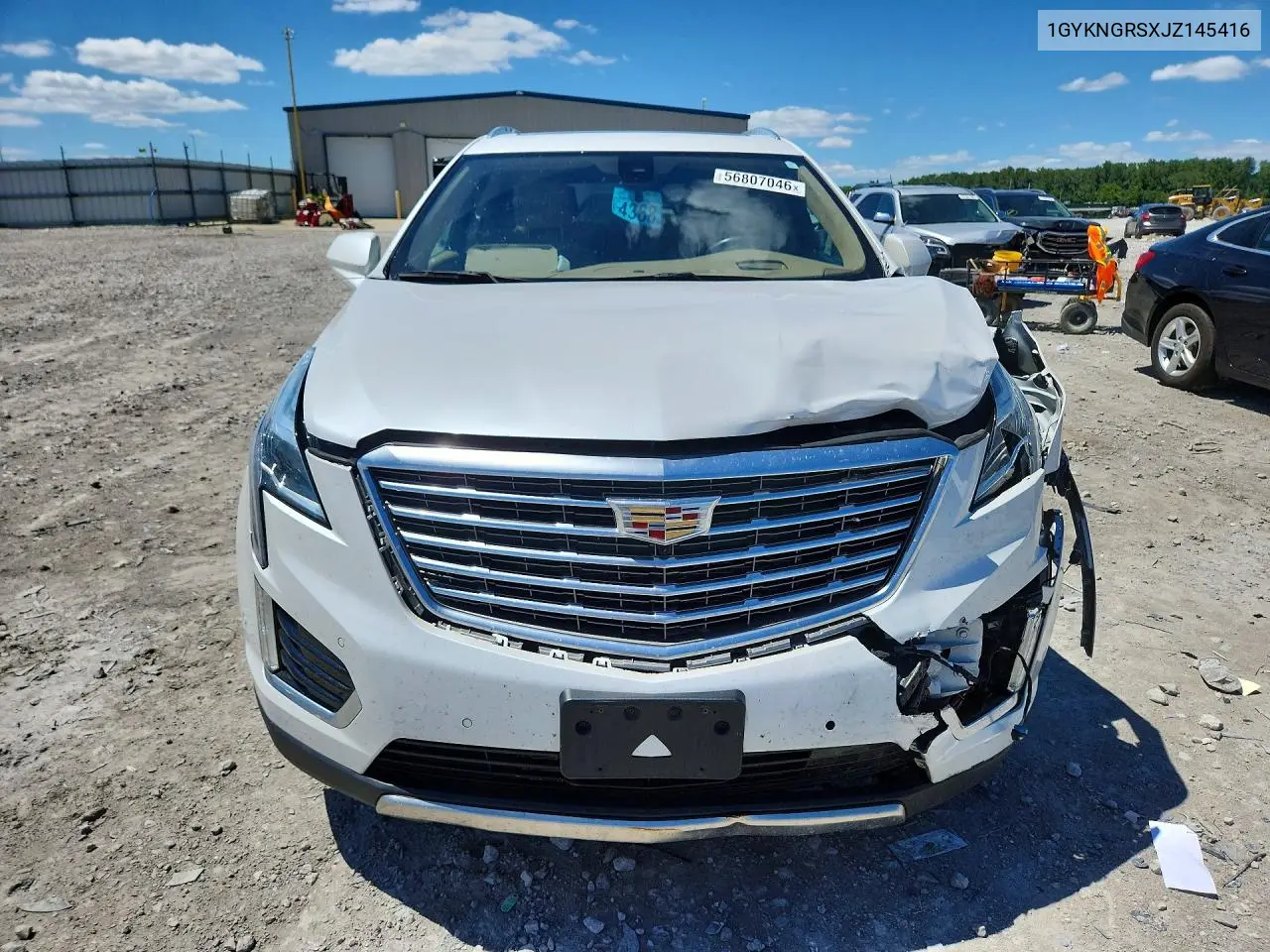 2018 Cadillac Xt5 Platinum VIN: 1GYKNGRSXJZ145416 Lot: 56807046
