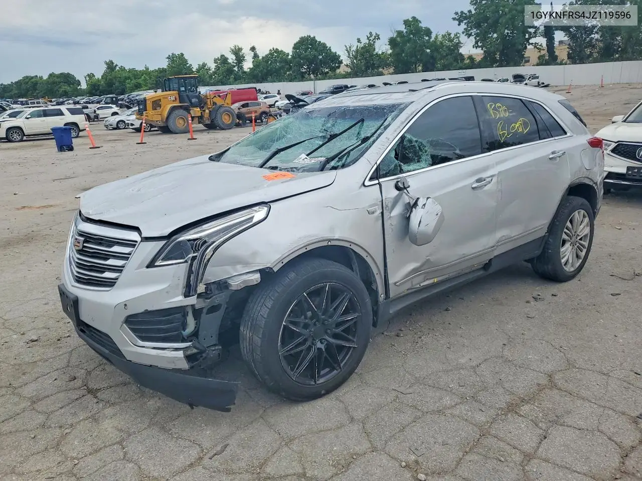 2018 Cadillac Xt5 Premium Luxury VIN: 1GYKNFRS4JZ119596 Lot: 57292446