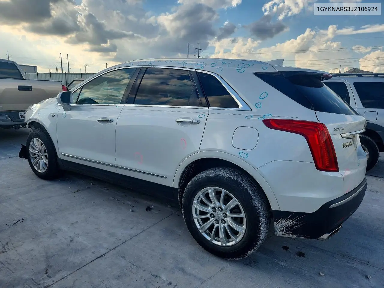 2018 Cadillac Xt5 VIN: 1GYKNARS3JZ106924 Lot: 57874666