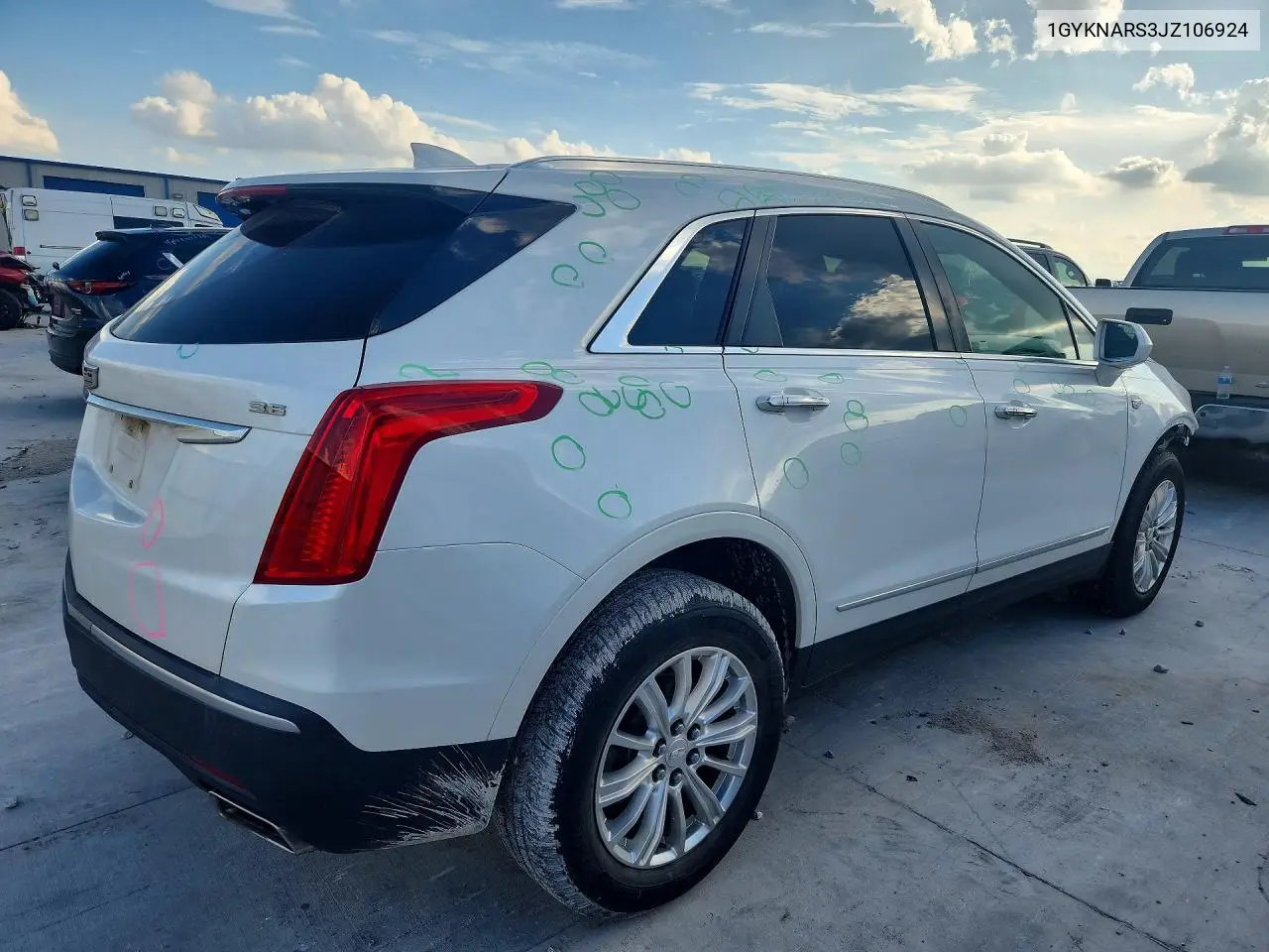 2018 Cadillac Xt5 VIN: 1GYKNARS3JZ106924 Lot: 57874666