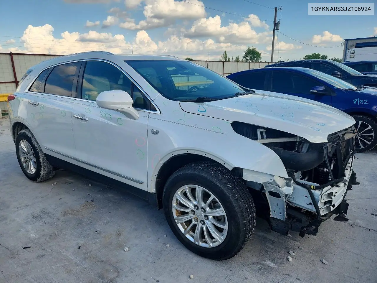 2018 Cadillac Xt5 VIN: 1GYKNARS3JZ106924 Lot: 57874666
