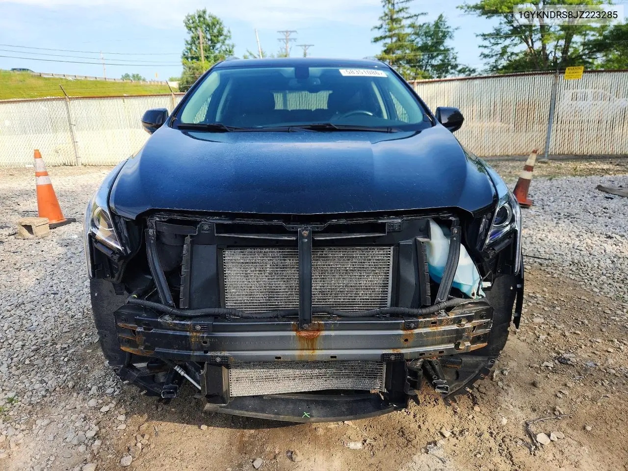 2018 Cadillac Xt5 Luxury VIN: 1GYKNDRS8JZ223285 Lot: 58351086