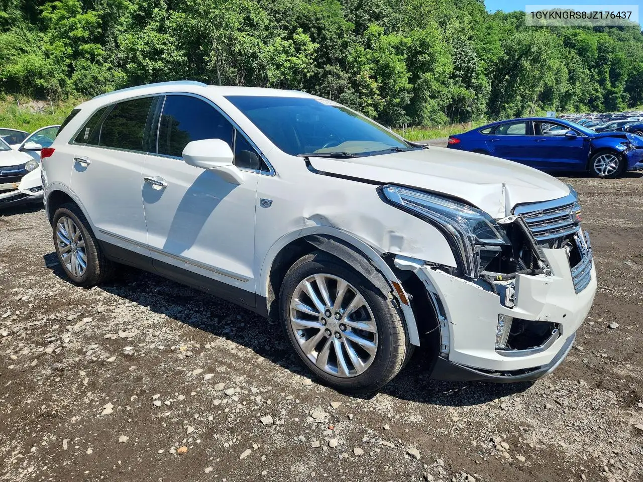 2018 Cadillac Xt5 Platinum VIN: 1GYKNGRS8JZ176437 Lot: 60163296