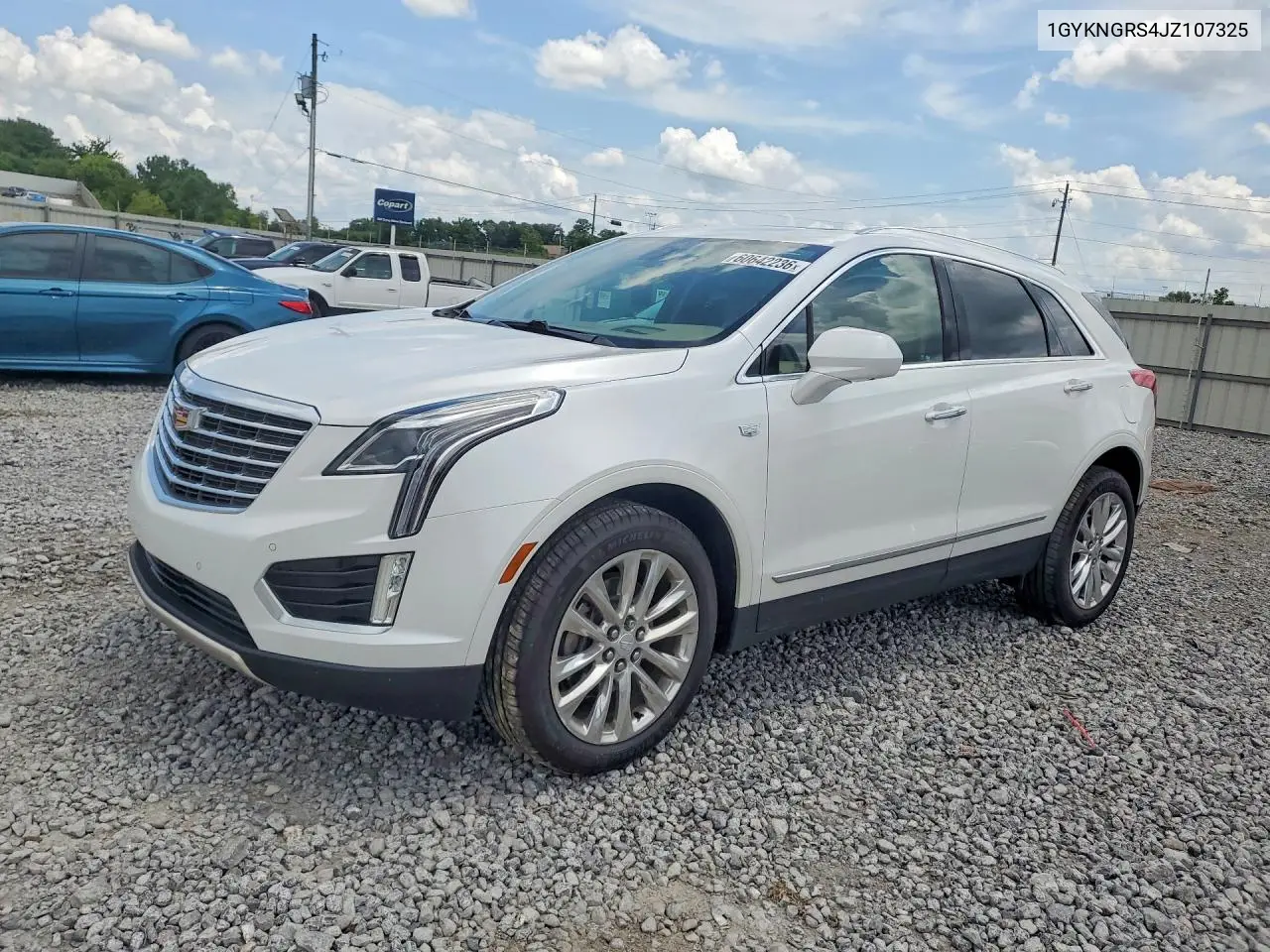 2018 Cadillac Xt5 Platinum VIN: 1GYKNGRS4JZ107325 Lot: 60642236
