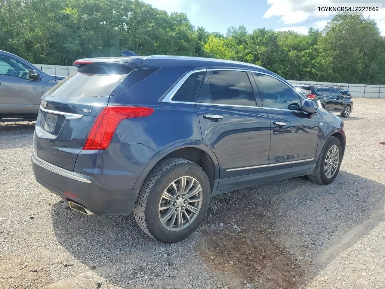 2018 Cadillac Xt5 Luxury VIN: 1GYKNCRS4JZ222869 Lot: 60999356