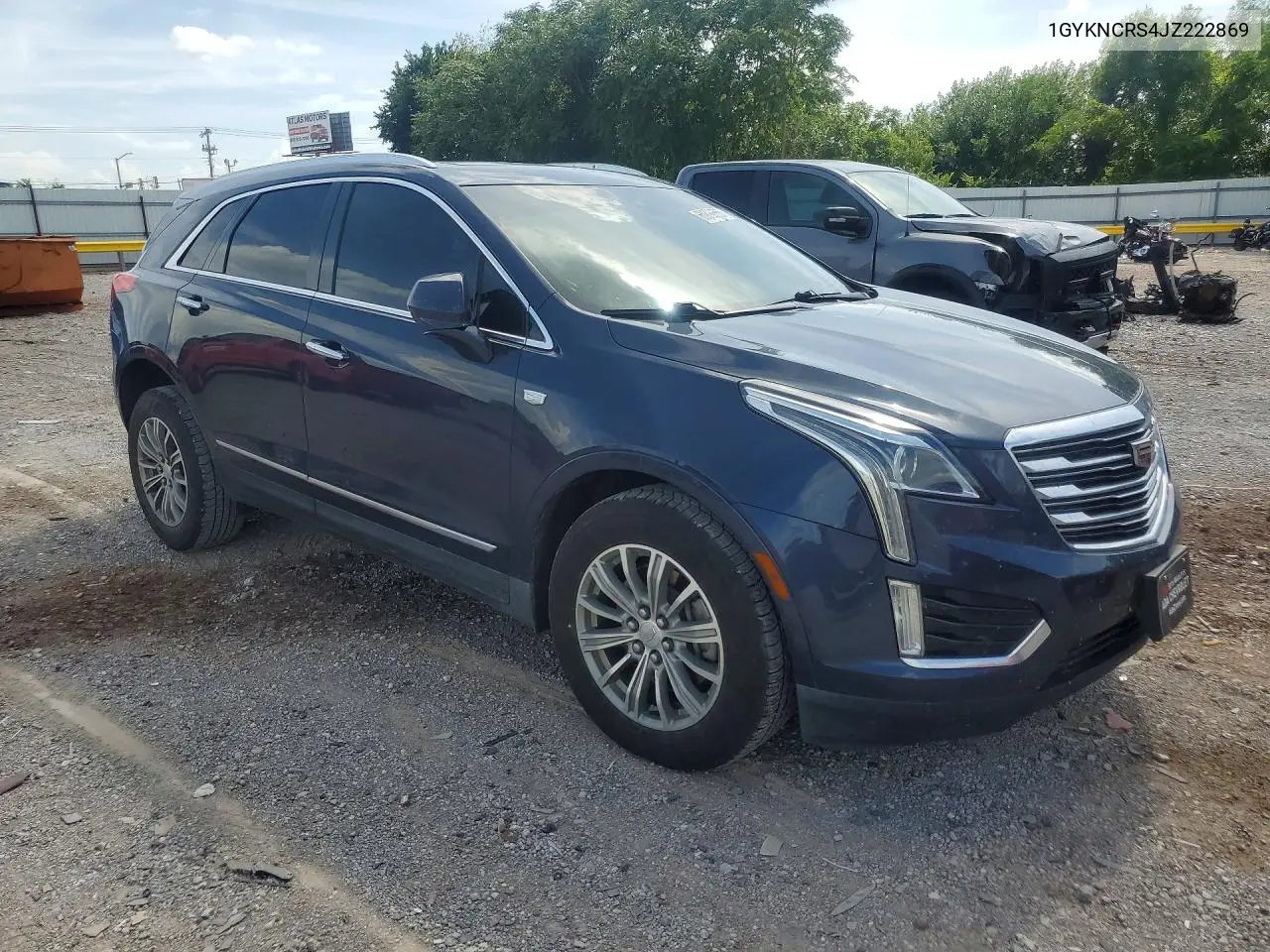 2018 Cadillac Xt5 Luxury VIN: 1GYKNCRS4JZ222869 Lot: 60999356