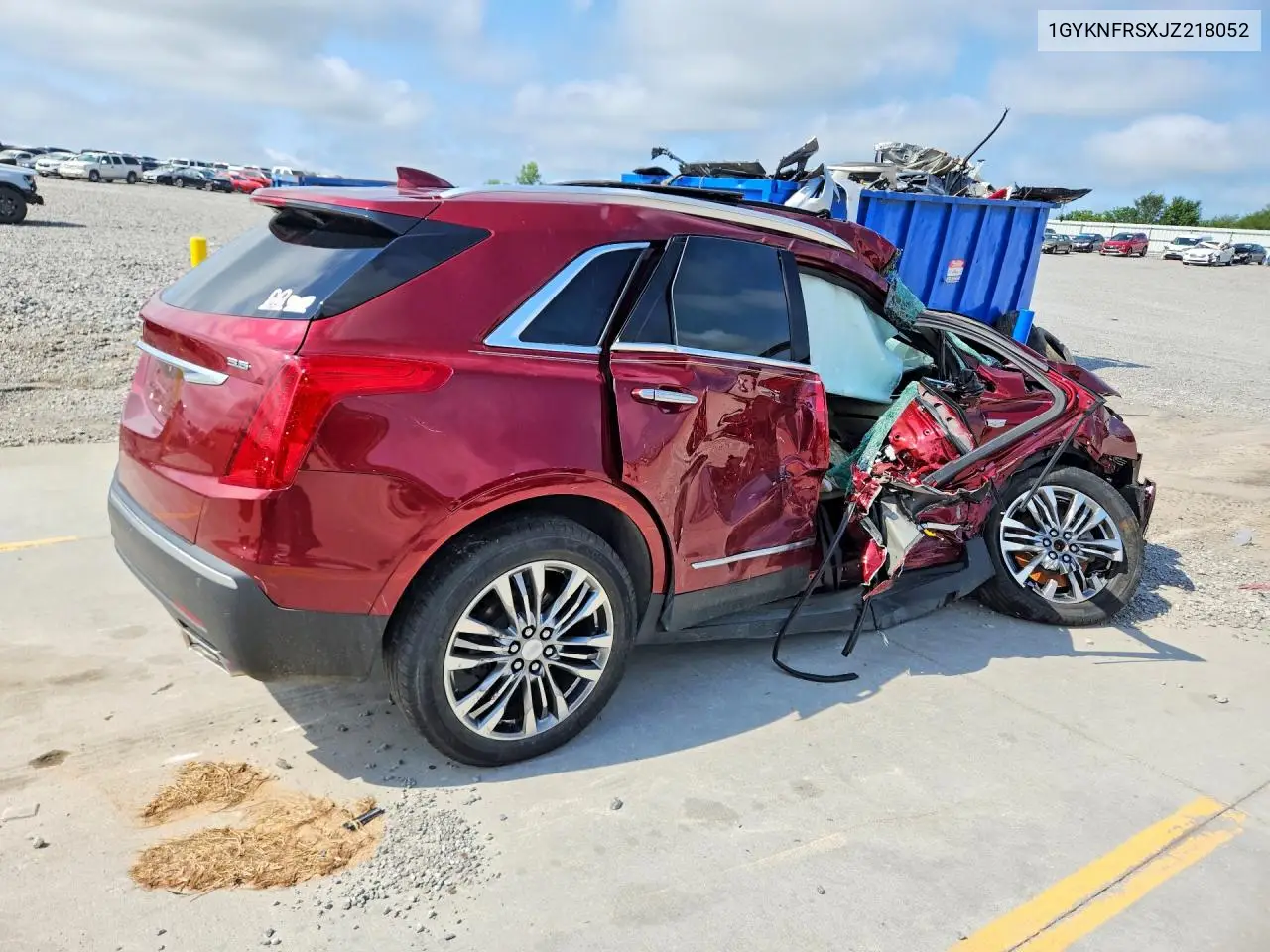 2018 Cadillac Xt5 Premium Luxury VIN: 1GYKNFRSXJZ218052 Lot: 61444936