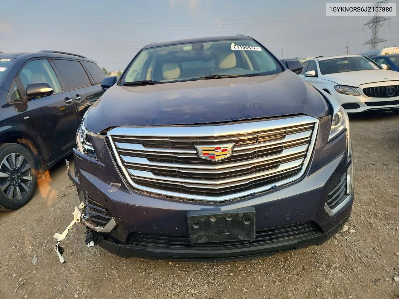 2018 Cadillac Xt5 Luxury VIN: 1GYKNCRS6JZ157880 Lot: 61496526