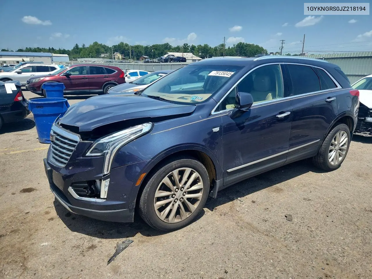 2018 Cadillac Xt5 Platinum VIN: 1GYKNGRS0JZ218194 Lot: 79135045