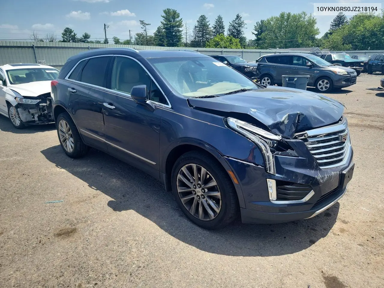 2018 Cadillac Xt5 Platinum VIN: 1GYKNGRS0JZ218194 Lot: 79135045