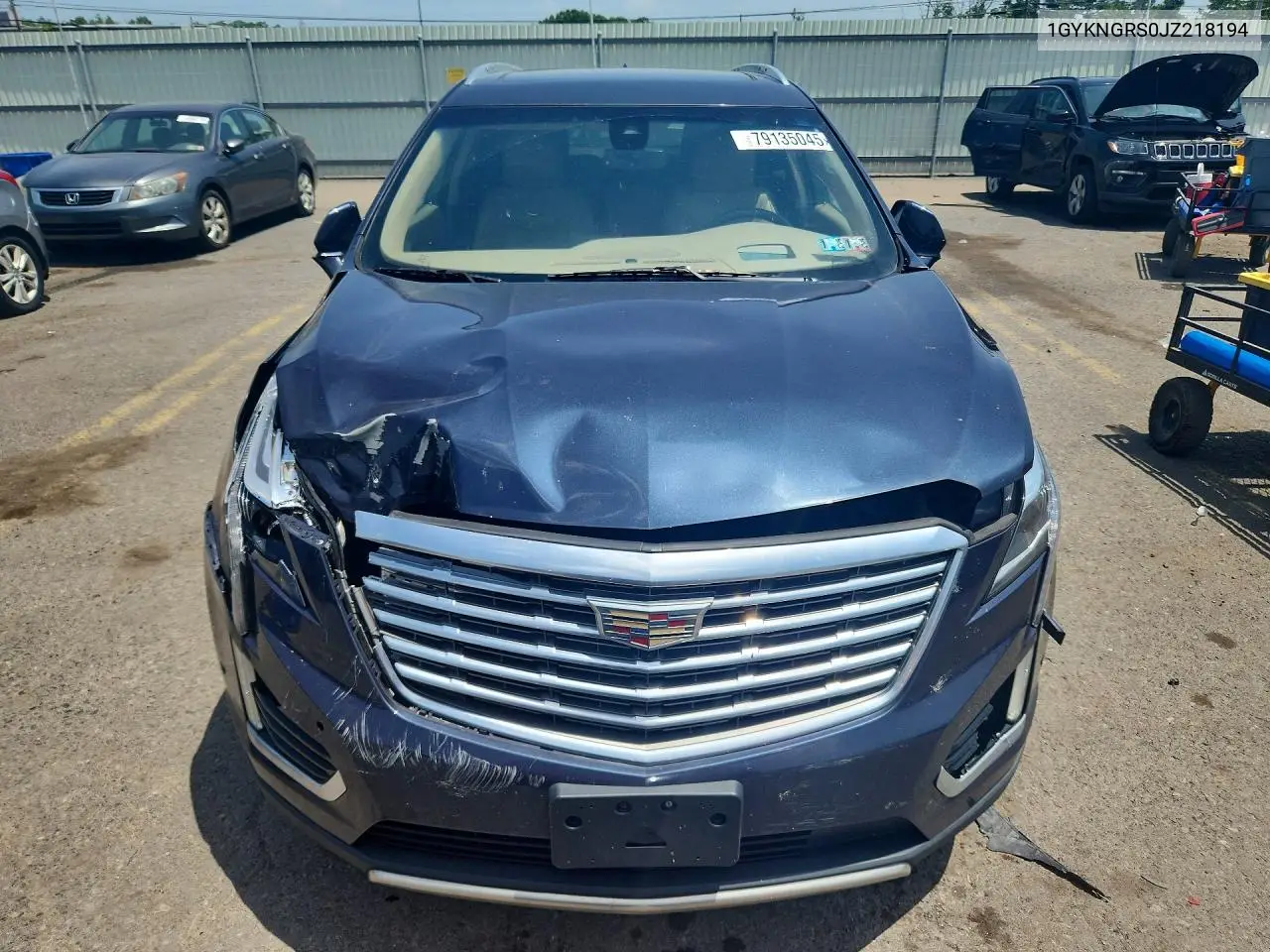 2018 Cadillac Xt5 Platinum VIN: 1GYKNGRS0JZ218194 Lot: 79135045