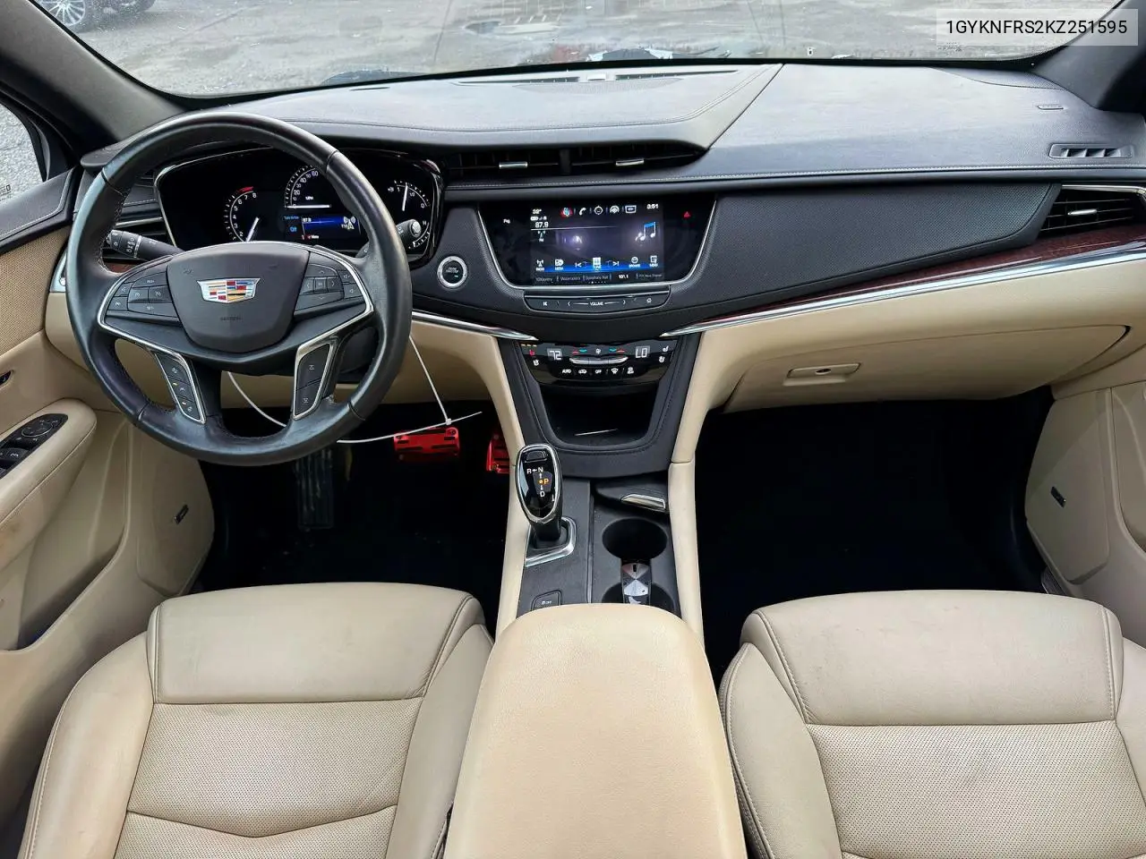 1GYKNFRS2KZ251595 2019 Cadillac Xt5 Premium Luxury