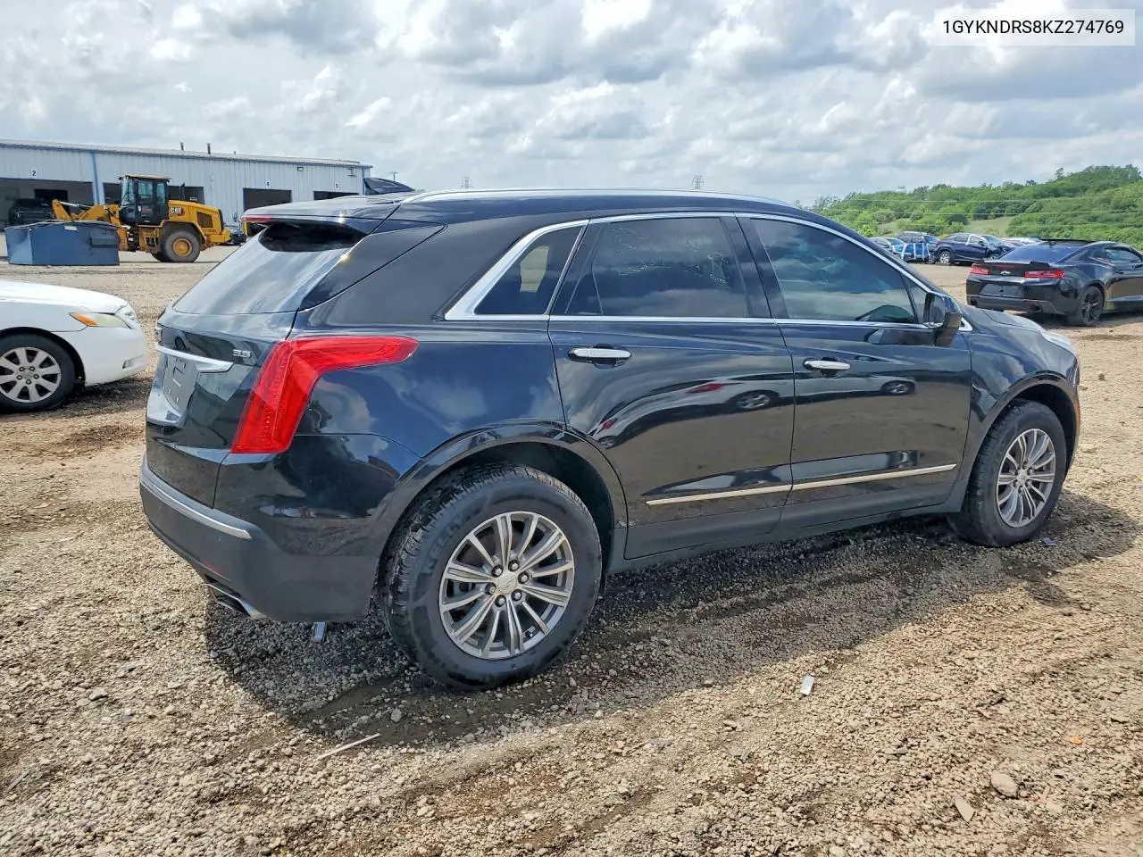 2019 Cadillac Xt5 Luxury VIN: 1GYKNDRS8KZ274769 Lot: 56987216
