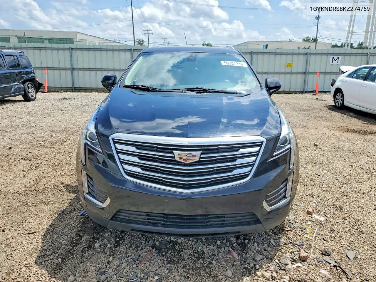 2019 Cadillac Xt5 Luxury VIN: 1GYKNDRS8KZ274769 Lot: 56987216