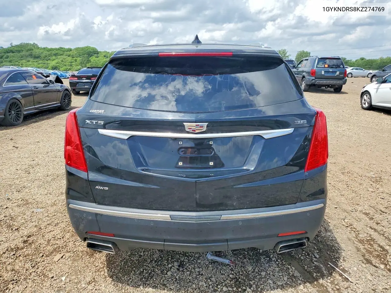 2019 Cadillac Xt5 Luxury VIN: 1GYKNDRS8KZ274769 Lot: 56987216