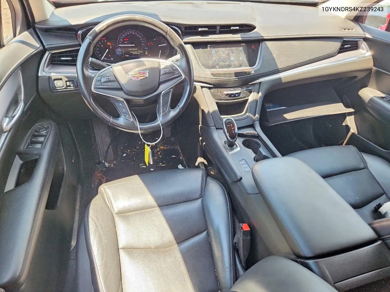 2019 Cadillac Xt5 Luxury VIN: 1GYKNDRS4KZ239243 Lot: 58190536