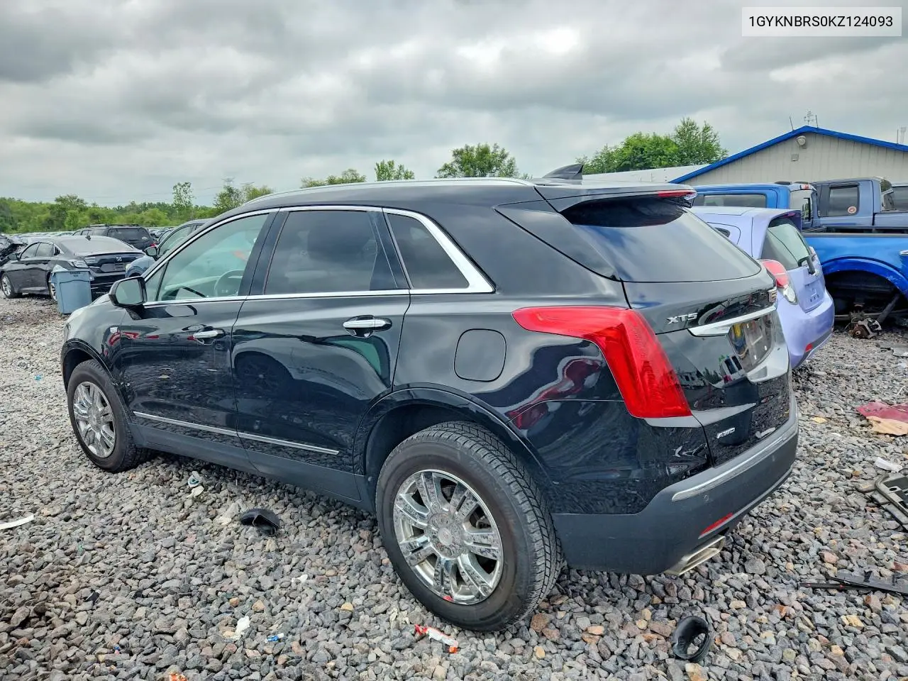 2019 Cadillac Xt5 VIN: 1GYKNBRS0KZ124093 Lot: 58985876