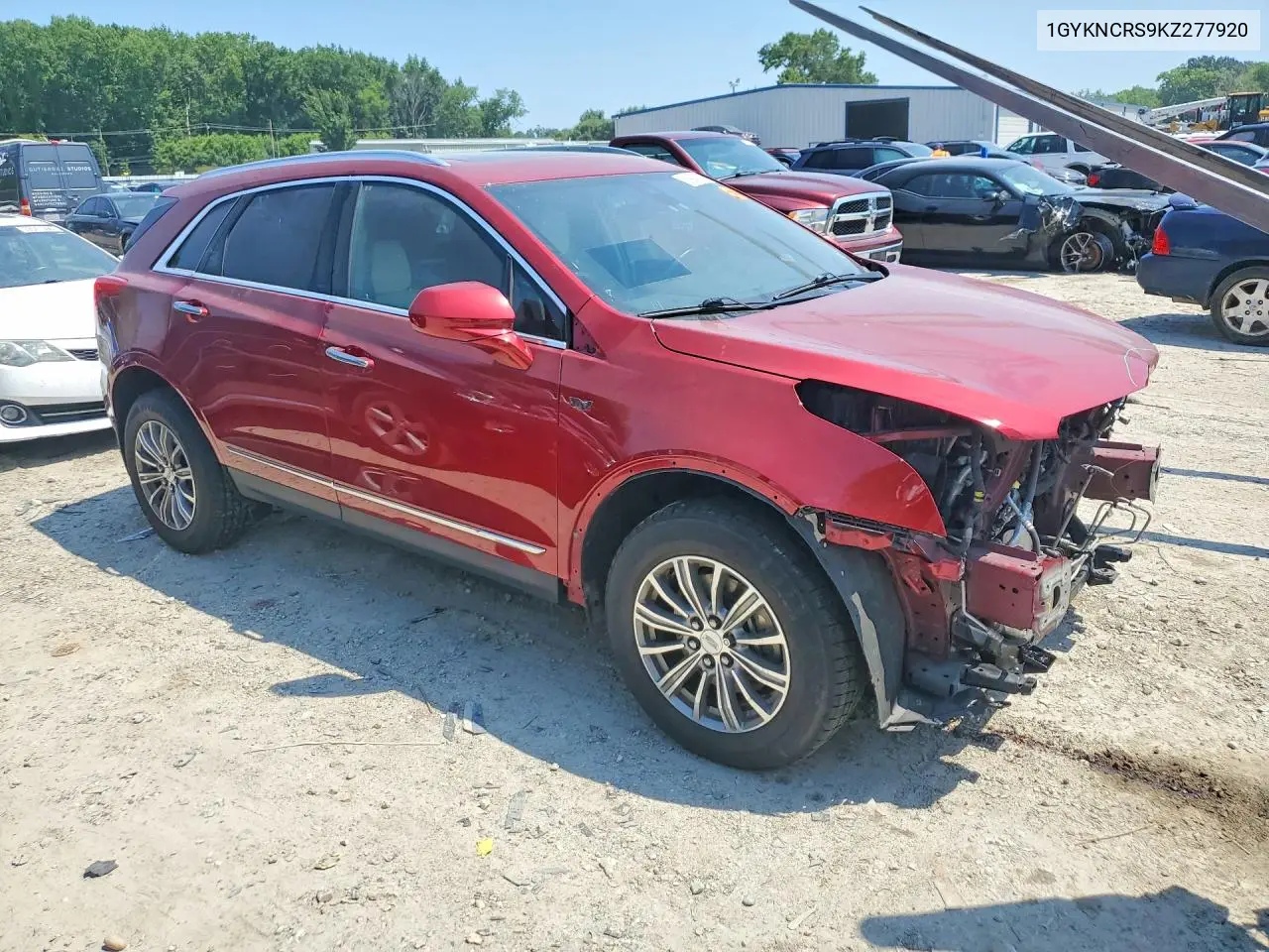 2019 Cadillac Xt5 Luxury VIN: 1GYKNCRS9KZ277920 Lot: 58994586