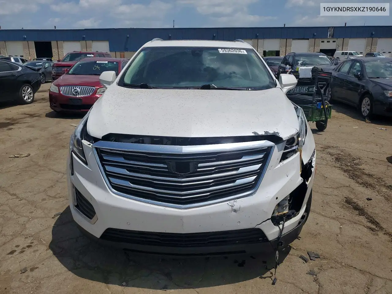 2019 Cadillac Xt5 Luxury VIN: 1GYKNDRSXKZ190646 Lot: 59362036