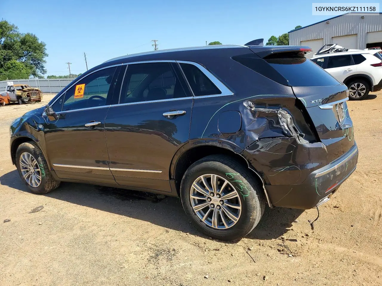 2019 Cadillac Xt5 Luxury VIN: 1GYKNCRS6KZ111158 Lot: 59831616