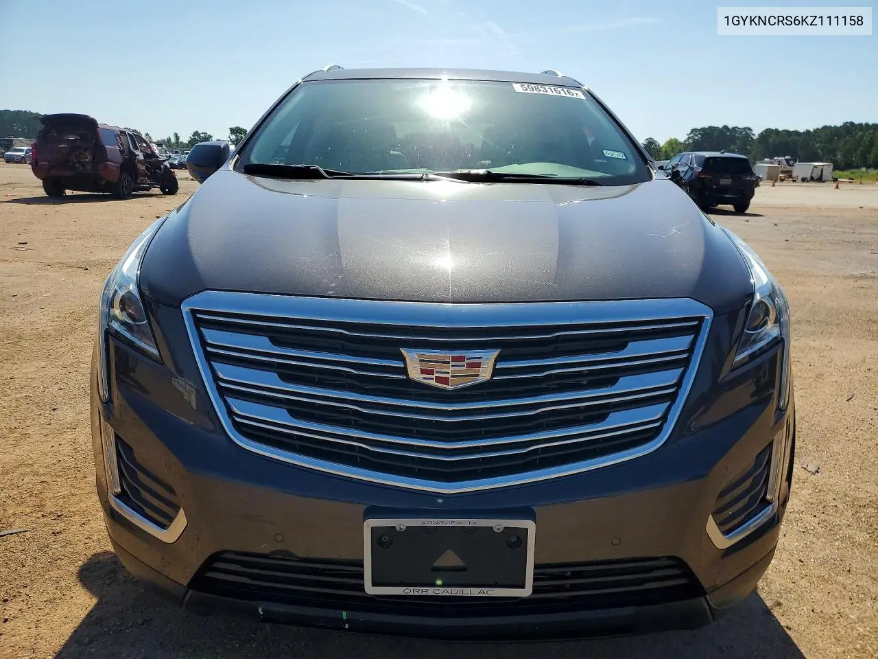 2019 Cadillac Xt5 Luxury VIN: 1GYKNCRS6KZ111158 Lot: 59831616