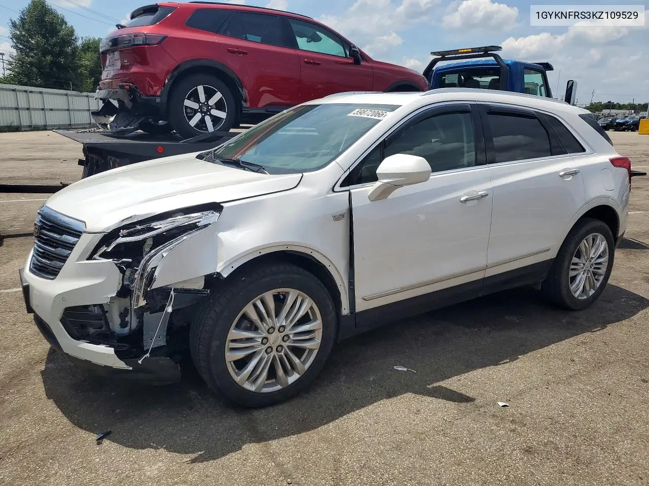 2019 Cadillac Xt5 Premium Luxury VIN: 1GYKNFRS3KZ109529 Lot: 59872066