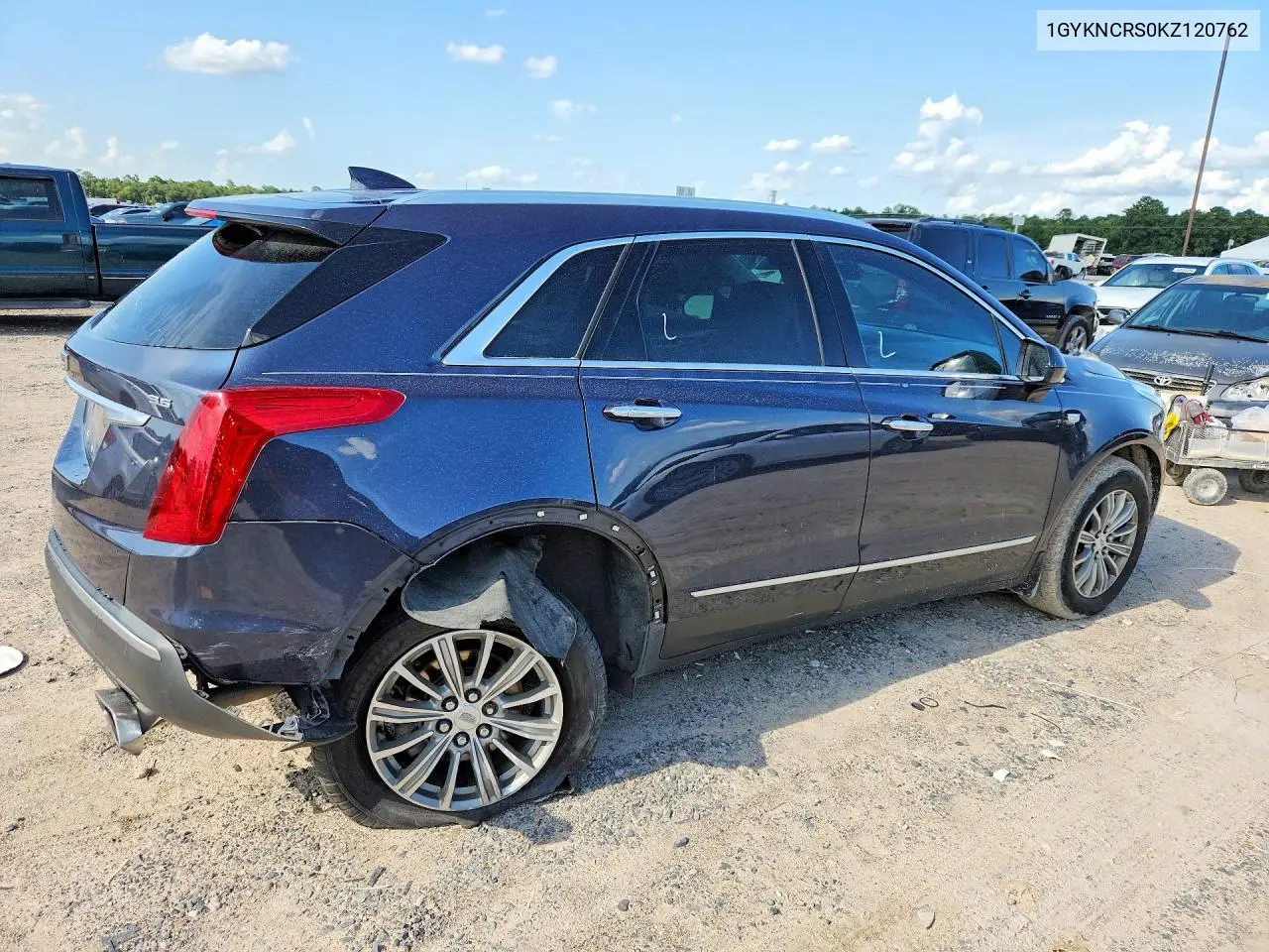 2019 Cadillac Xt5 Luxury VIN: 1GYKNCRS0KZ120762 Lot: 59913076
