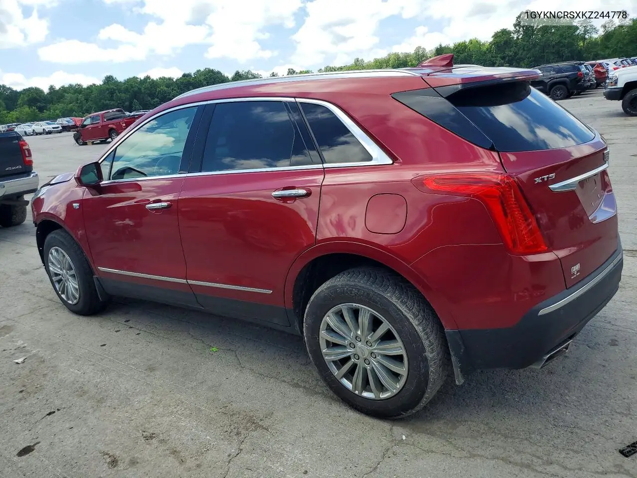 2019 Cadillac Xt5 Luxury VIN: 1GYKNCRSXKZ244778 Lot: 60212126