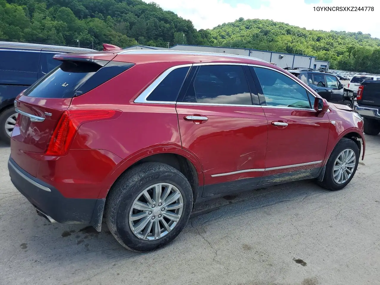 2019 Cadillac Xt5 Luxury VIN: 1GYKNCRSXKZ244778 Lot: 60212126