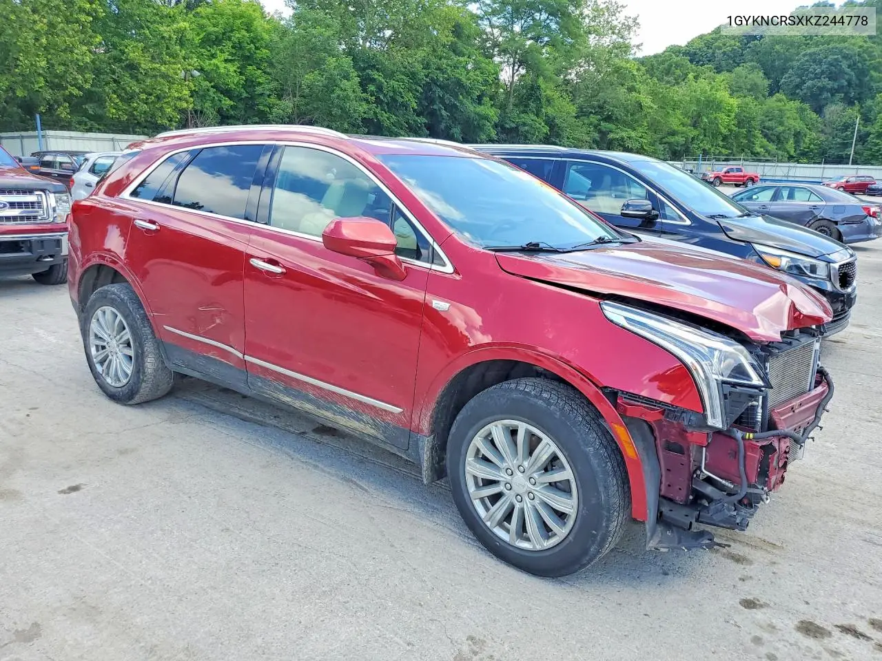 2019 Cadillac Xt5 Luxury VIN: 1GYKNCRSXKZ244778 Lot: 60212126