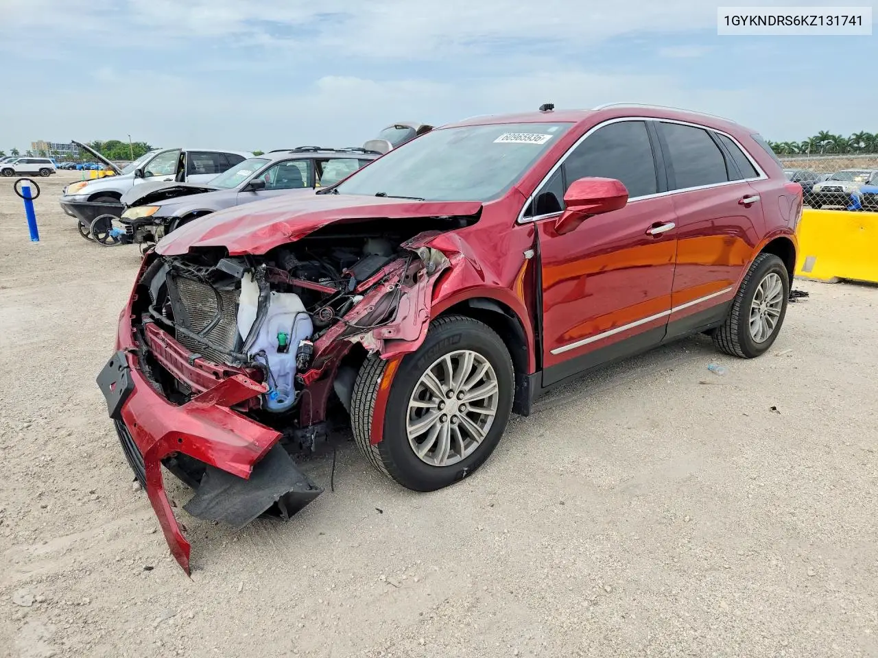 2019 Cadillac Xt5 Luxury VIN: 1GYKNDRS6KZ131741 Lot: 60965936