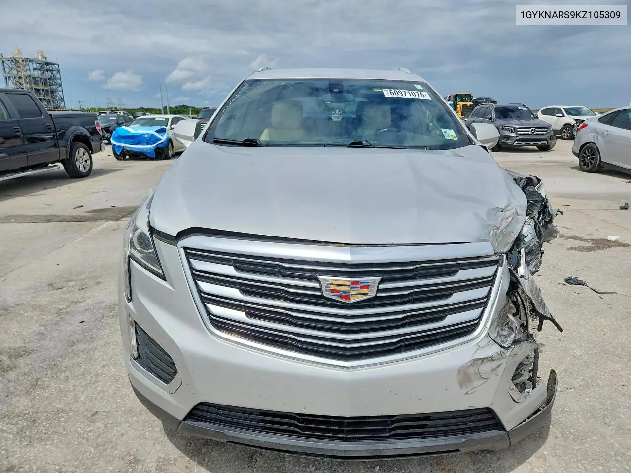 2019 Cadillac Xt5 VIN: 1GYKNARS9KZ105309 Lot: 60971076