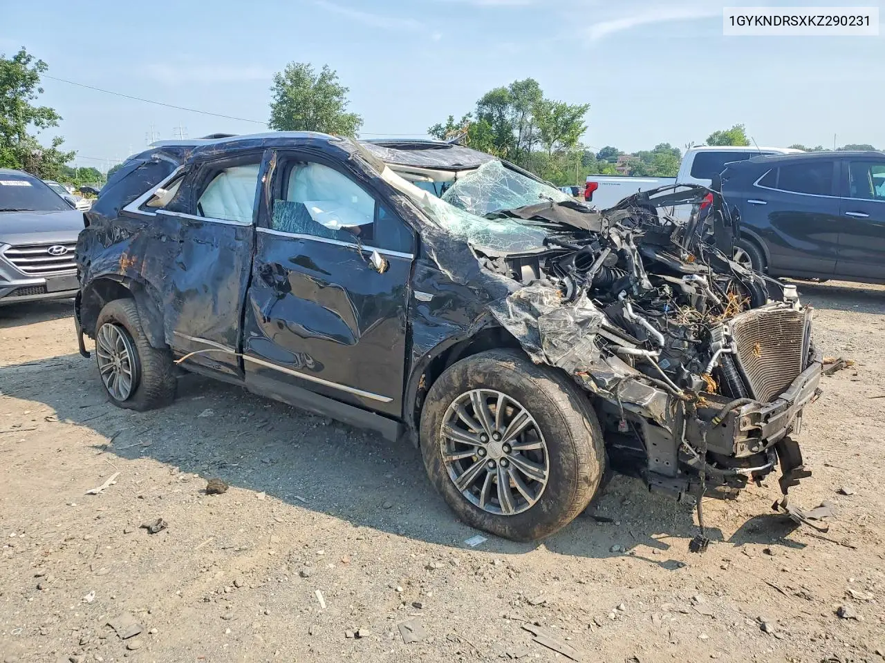 2019 Cadillac Xt5 Luxury VIN: 1GYKNDRSXKZ290231 Lot: 61245226