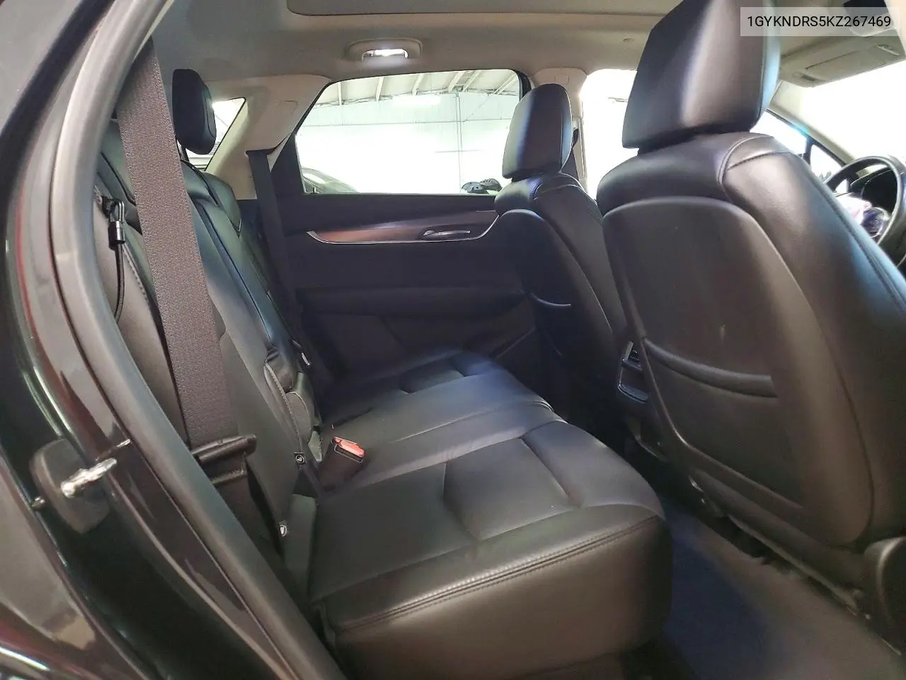 2019 Cadillac Xt5 Luxury VIN: 1GYKNDRS5KZ267469 Lot: 61869636