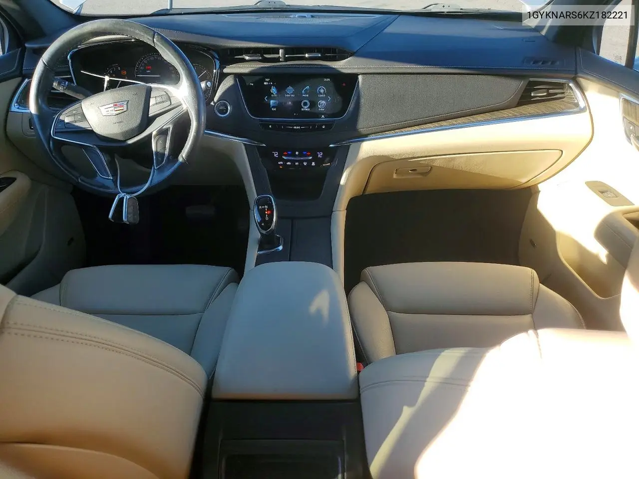 2019 Cadillac Xt5 VIN: 1GYKNARS6KZ182221 Lot: 73876315