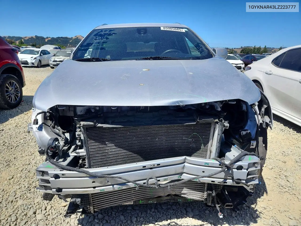2020 Cadillac Xt5 Luxury VIN: 1GYKNAR43LZ223777 Lot: 85985685