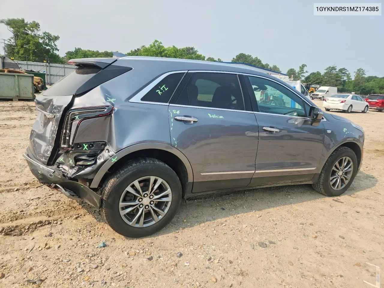 2021 Cadillac Xt5 Premium Luxury VIN: 1GYKNDRS1MZ174385 Lot: 60678026