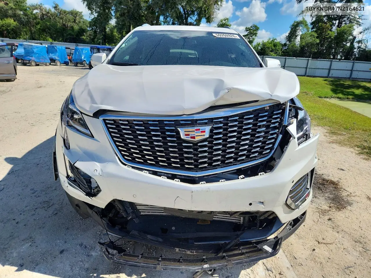 2022 Cadillac Xt5 Premium Luxury VIN: 1GYKNCR47NZ164621 Lot: 59260926