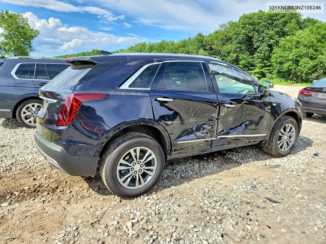 2022 Cadillac Xt5 Premium Luxury VIN: 1GYKNDRS3NZ105246 Lot: 60653466