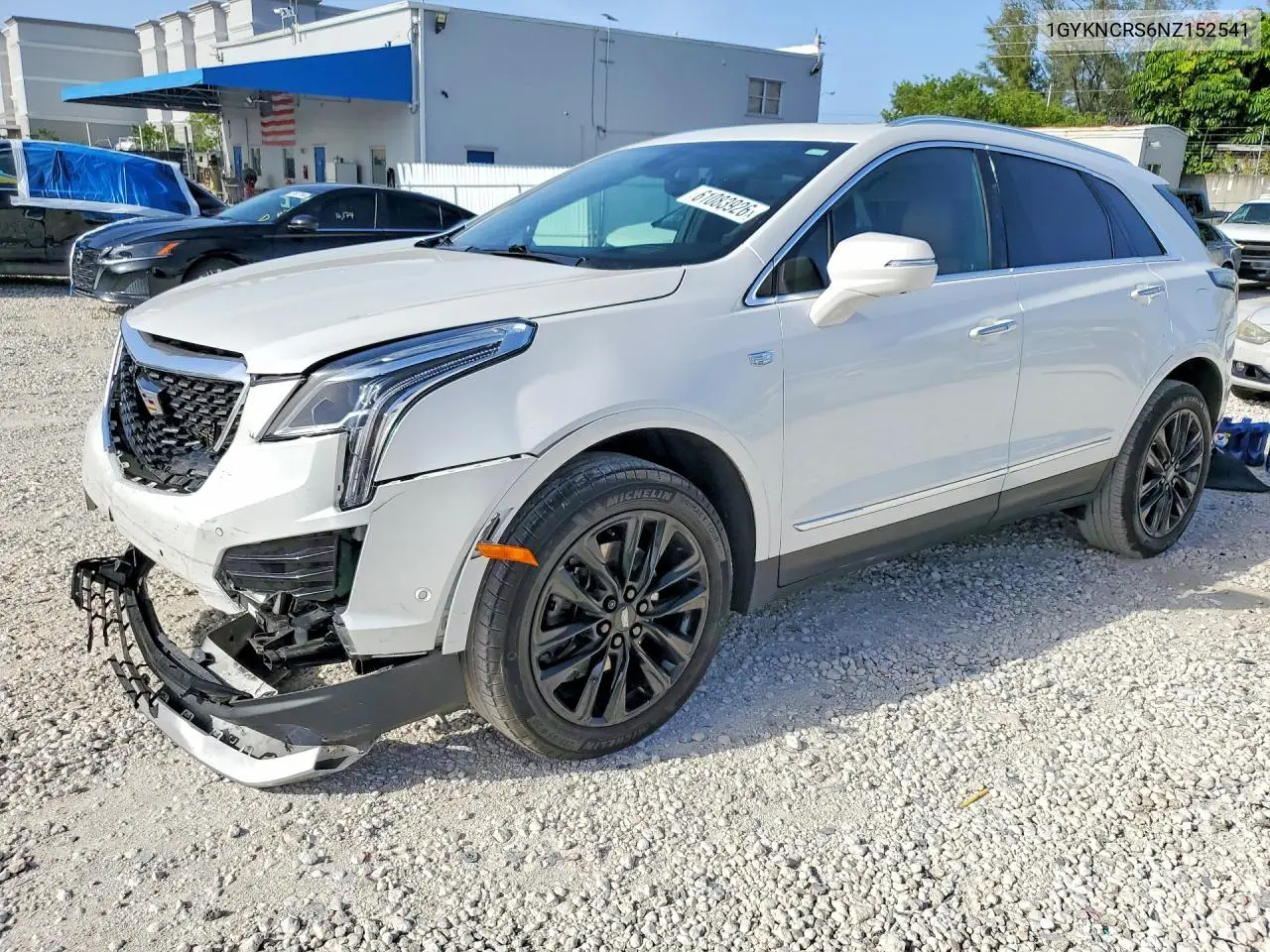2022 Cadillac Xt5 Premium Luxury VIN: 1GYKNCRS6NZ152541 Lot: 61083926