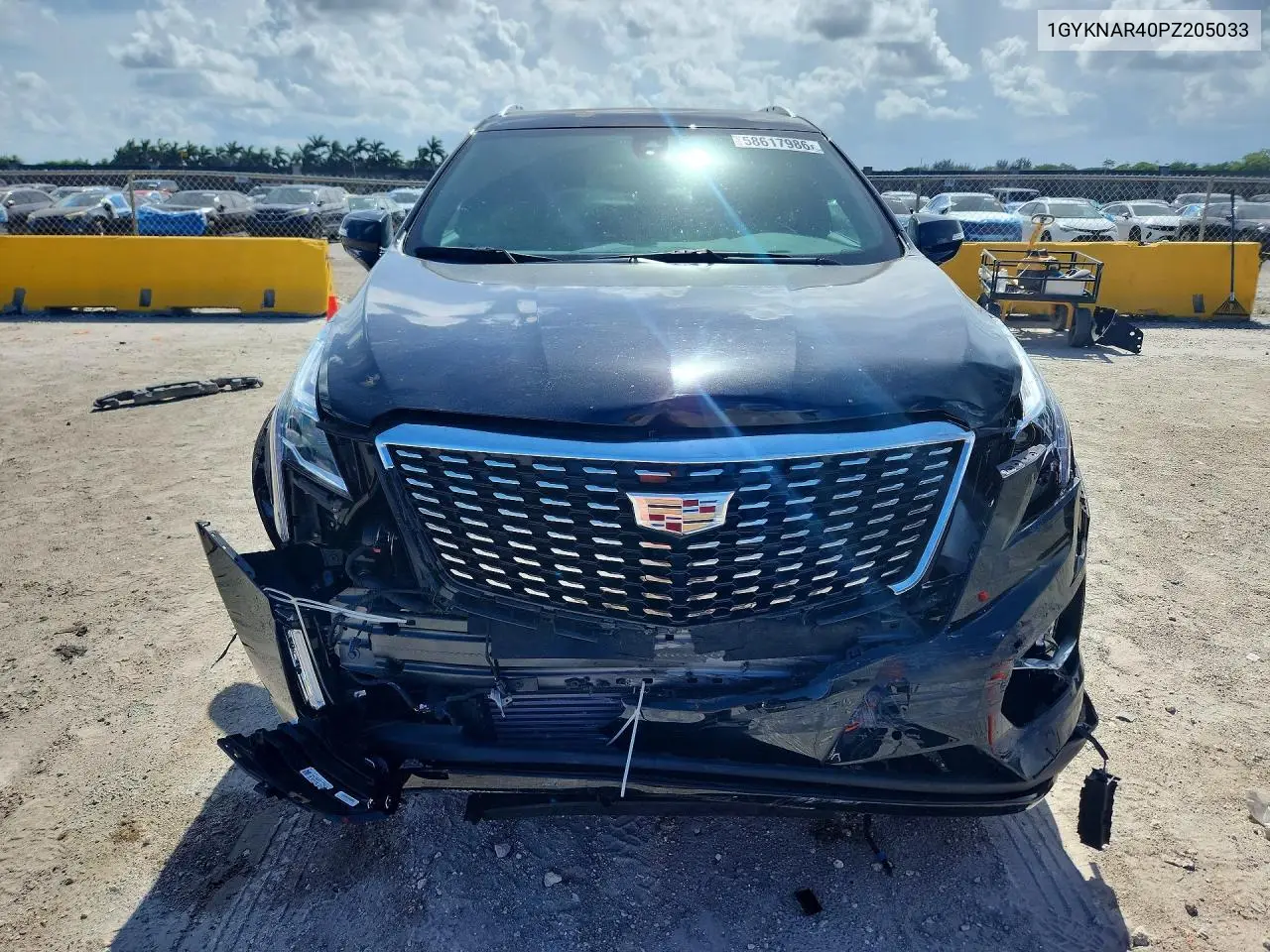 2023 Cadillac Xt5 Luxury VIN: 1GYKNAR40PZ205033 Lot: 58617986