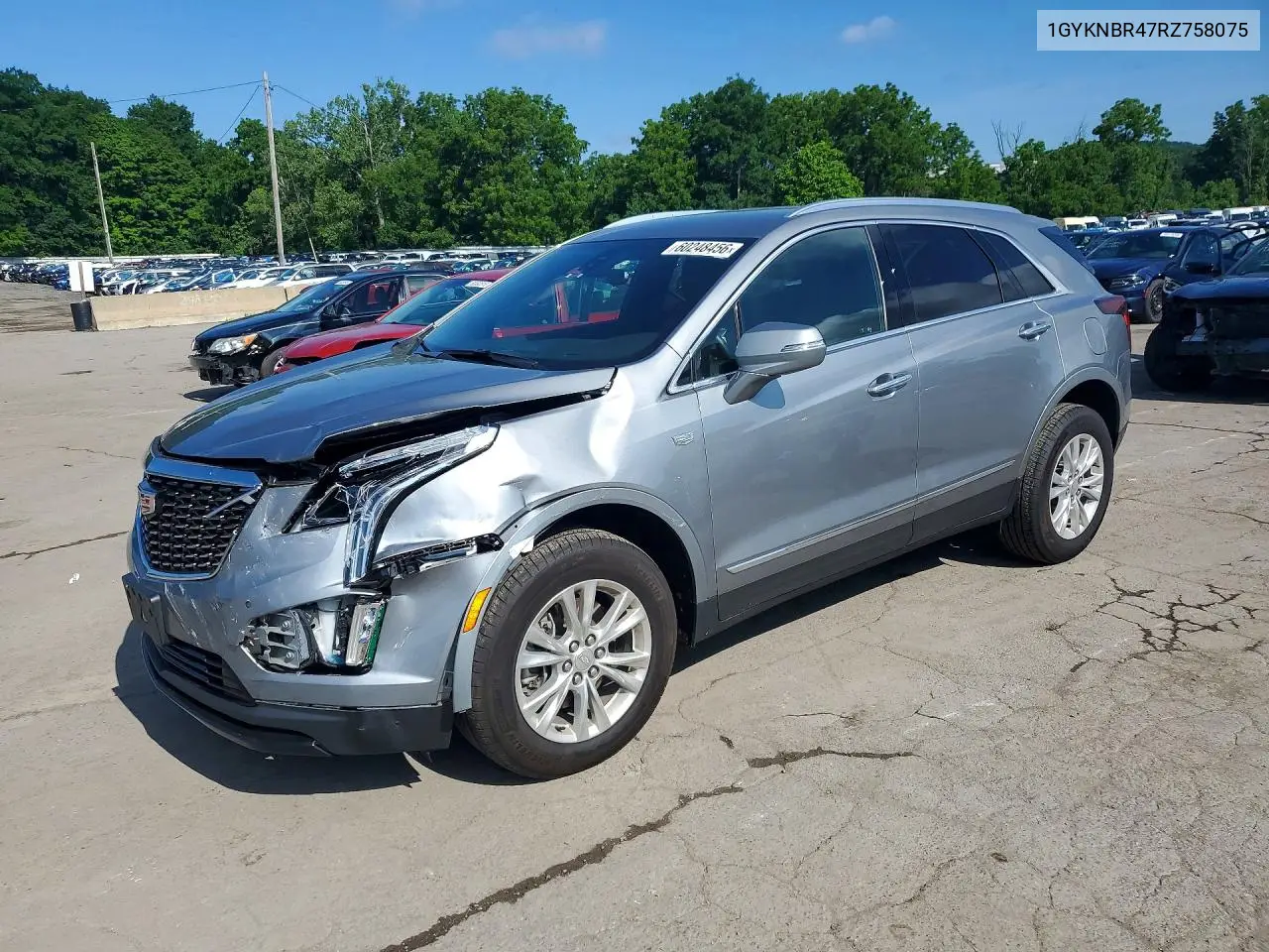 2024 Cadillac Xt5 Luxury VIN: 1GYKNBR47RZ758075 Lot: 60248456