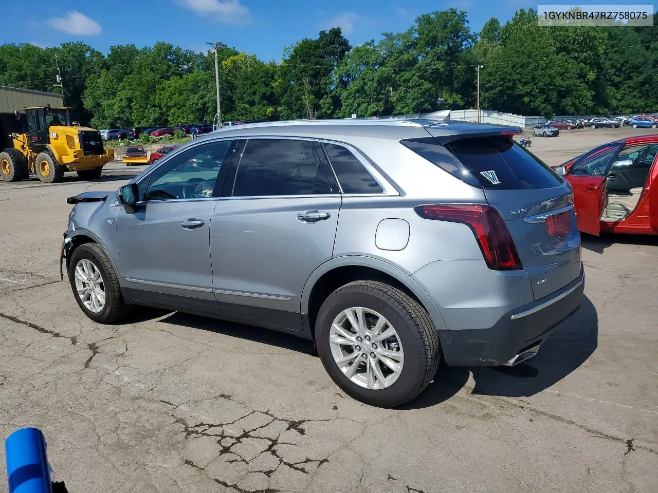 2024 Cadillac Xt5 Luxury VIN: 1GYKNBR47RZ758075 Lot: 60248456
