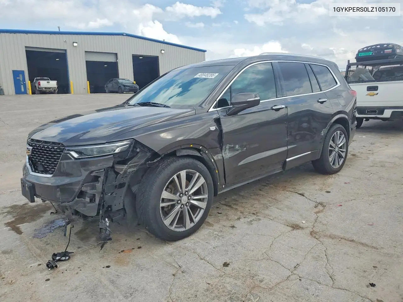 2020 Cadillac Xt6 Platinum Premium Luxury VIN: 1GYKPERS0LZ105170 Lot: 48848286